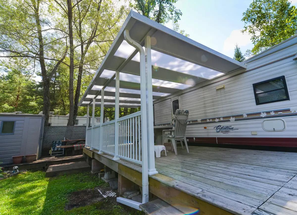 Toitures hybrides pour patio