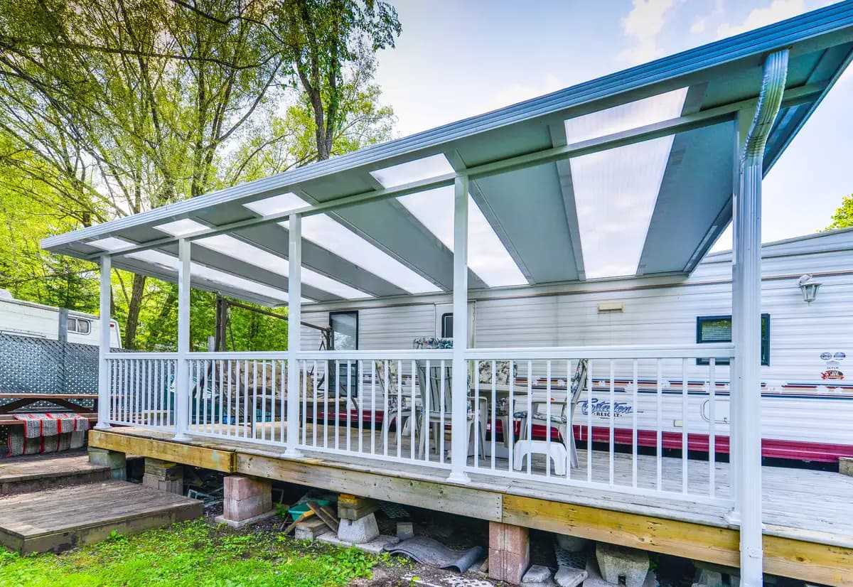 Toitures hybrides pour patio